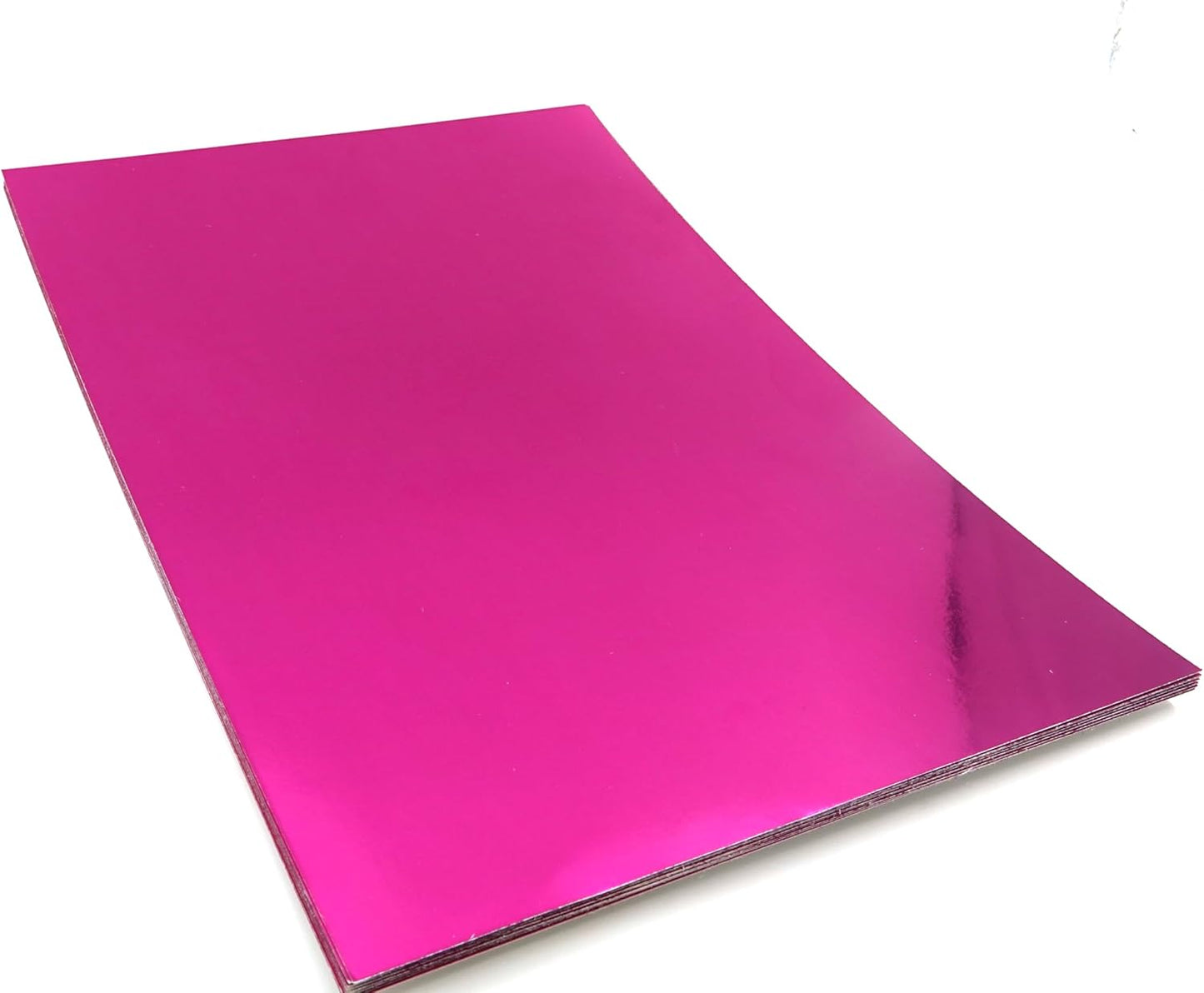 TGXRZX Metallic Rose red Cardstock Paper,Size 8 "x 11" (250gsm), 15PCS,Mirror Finish Gold Foil Board for Crafting, Invitations, and Decorations,Die Cut and Plotter,Card Making (Rose Red)