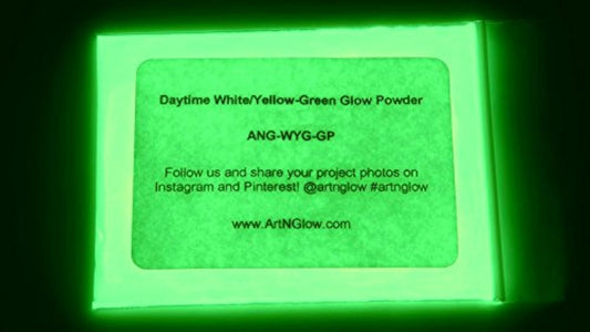 Glow in The Dark Pigment Powder - Neutral and Fluorescent Color for Art Painting, Fine Art, Nail Art Paint, and DIY Crafts - Long Lasting, 10+ Color Options - Neutral Green - (60 Grams/ 2.12 oz)