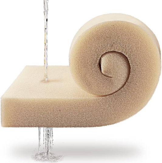 FoamRush 11" x 24" x 24" Water-Resistant Dry Fast Outdoor Upholstery Foam Sheet for Outdoor & Marine Furniture (Chair Cushion Foam for Patio Furniture, Boat Seat Cushion Replacement)