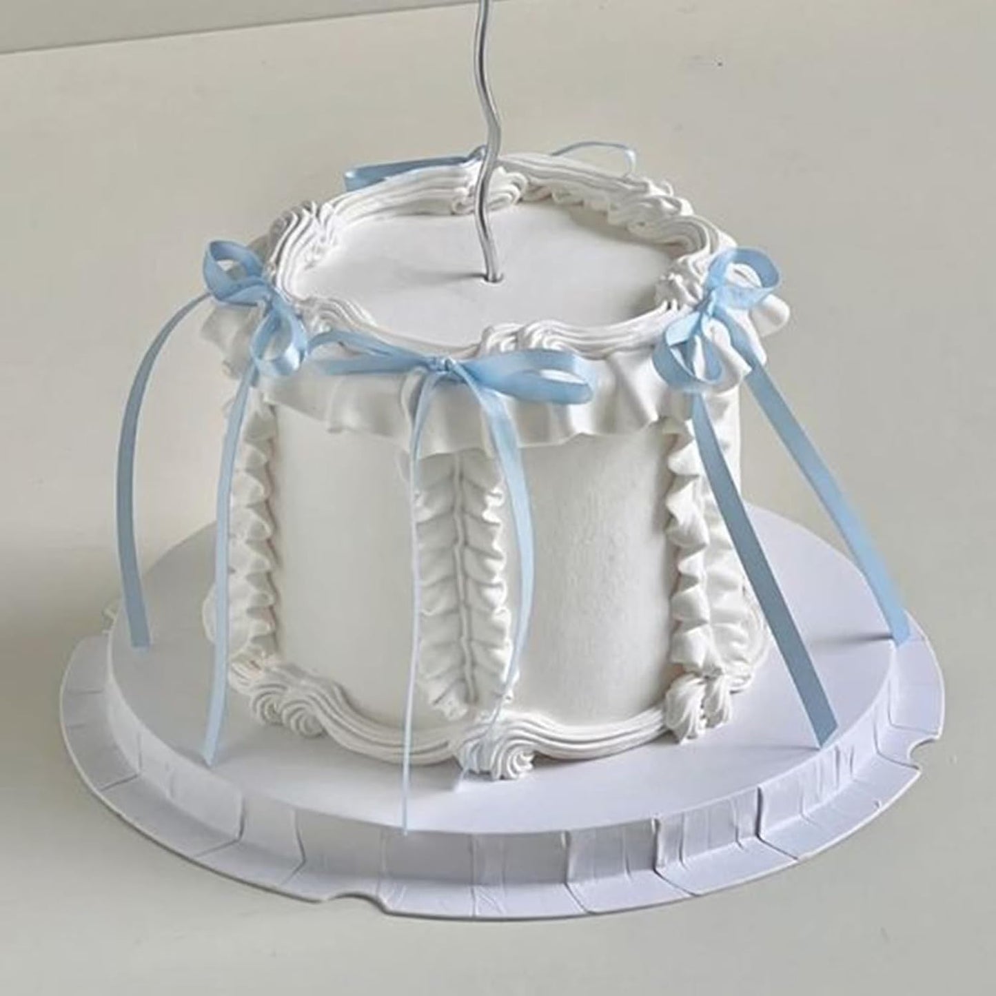 1/4" X 100 Yards Dusty Blue Satin Thin Ribbon Solid Color Double Faced Ribbons Perfect for Crafts Wedding Decor Bow Making Arts Sewing and More