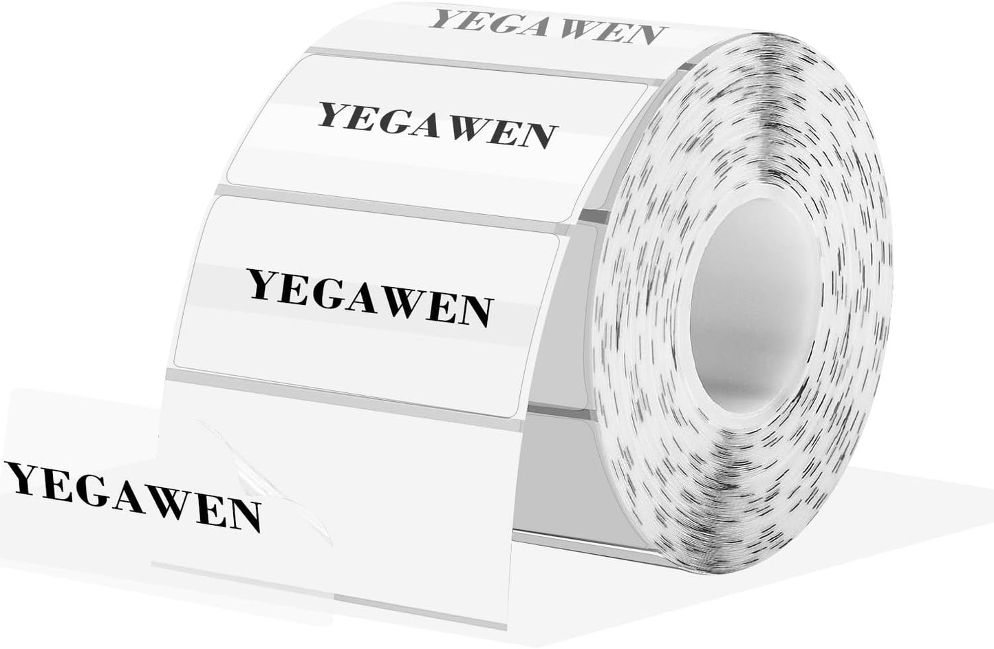 Transparent Thermal Labels Stickers, 2.25 x 1.25 Inch Clear Labels, Self-Adhesive Direct Thermal Stickers for Logo Design- Waterproof/ 200 Sheets