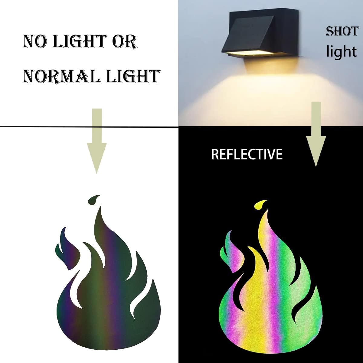 Guangyintong Reflective Rainbow Heat Transfer Vinyl Roll, 12" x 8ft, 1 Piece, Rainbow HTV Vinyl for All Cutter Machines, Easy to Cut & Weed, DIY Design