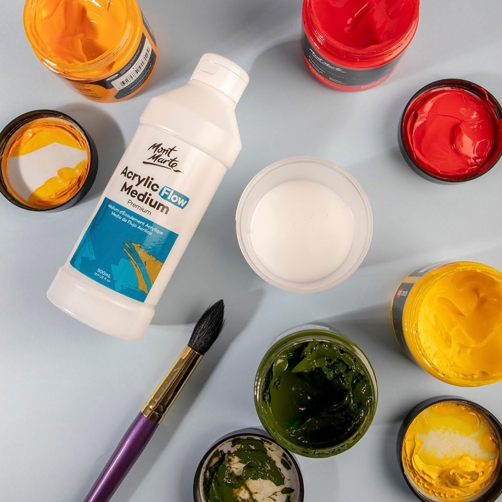 Mont Marte Premium Acrylic Flow Medium 16.9oz (500ml)