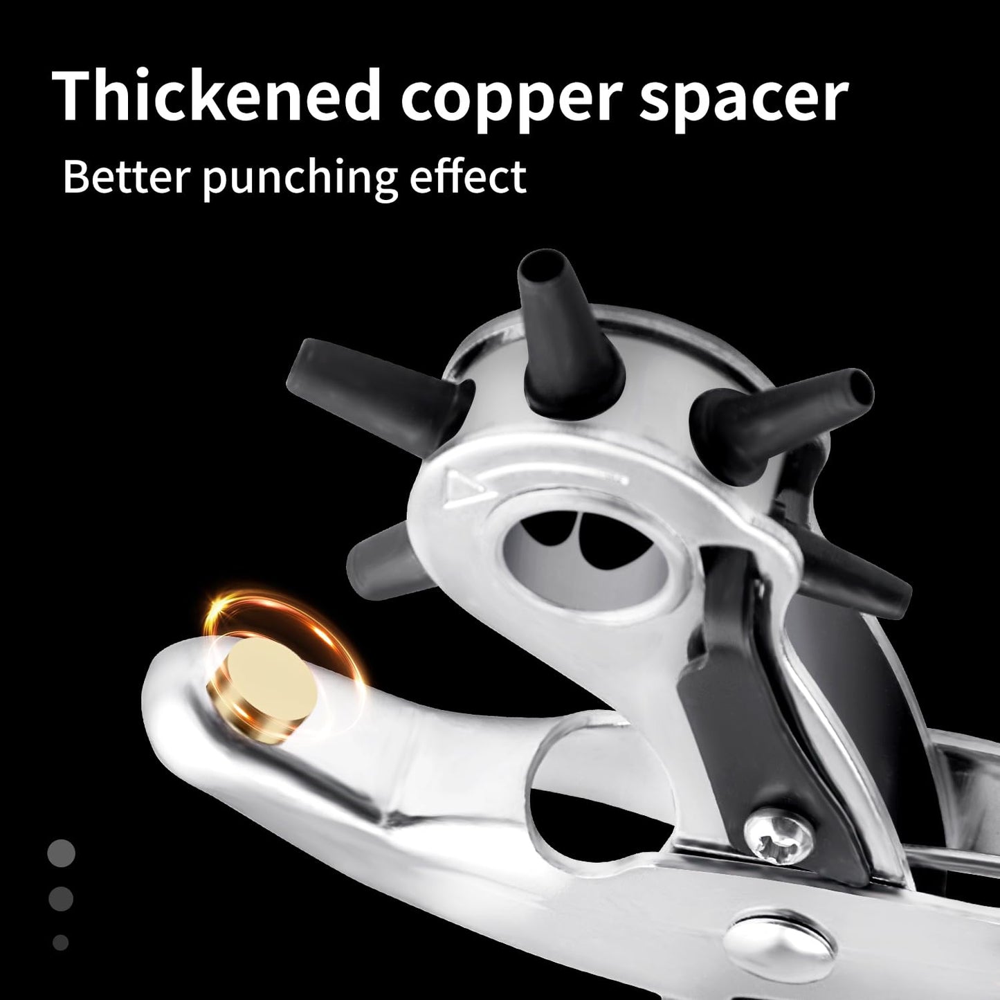 XOOL Belt Hole Puncher for Leather, Precision Multi-Size Leather Hole Punch for Watch Bands, Straps, Collars, Saddles, Shoes, Fabric, DIY Home, Craft Projects