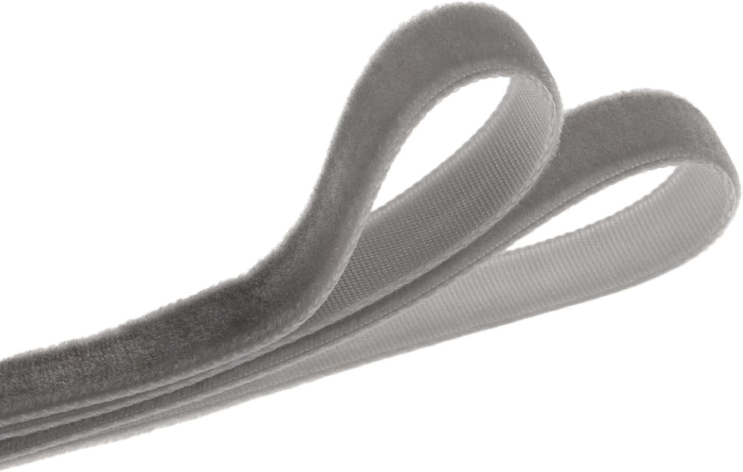 Vintage Silver Velvet Ribbon Christmas Ribbon for Gift Wrapping Crafts Christmas Tree Ornaments Garland Decorations, 5/8 Inch X 25Yd