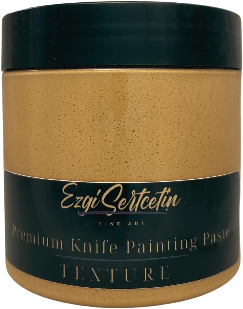 Premium Palette Knife Painting Paste|Texture Paste|Authentic Bright Colors|Ready to Use|Easy to Apply| 6oz (Parmigiano)