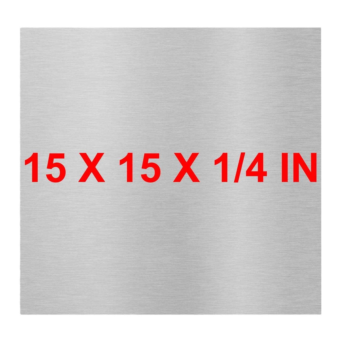 6061 T651 Aluminum Sheet Metal 15 x 15 x 1/4 Inch Flat Plain Aluminum Plate Covered with Protective Film, Heat Treatable Rectangle 6MM Aluminum Metal Plate for Industrial, Crafting