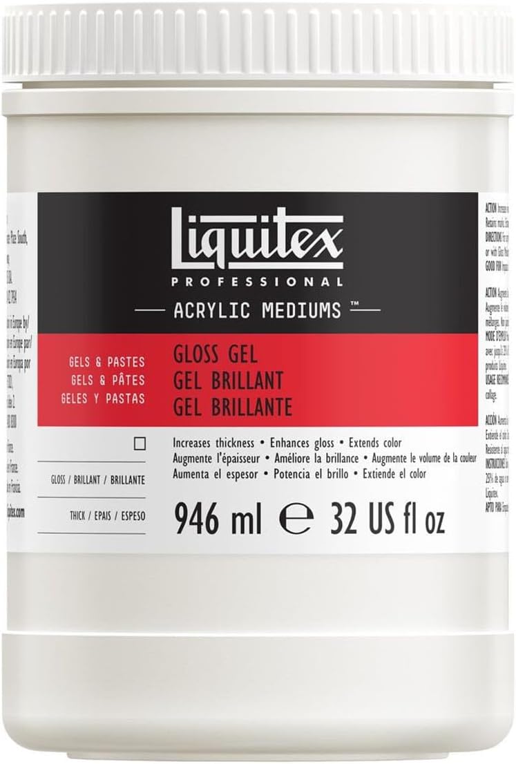 Liquitex Professional Gloss Gel Medium, 946ml (32-oz)