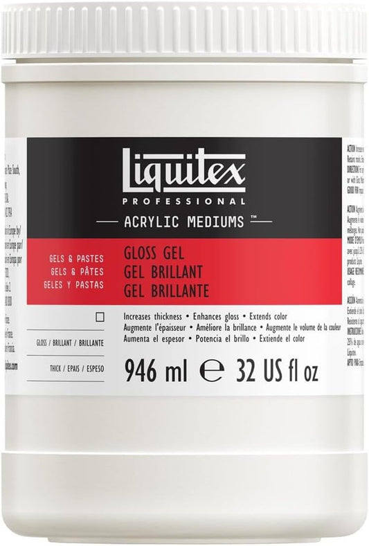 Liquitex Professional Gloss Gel Medium, 946ml (32-oz)