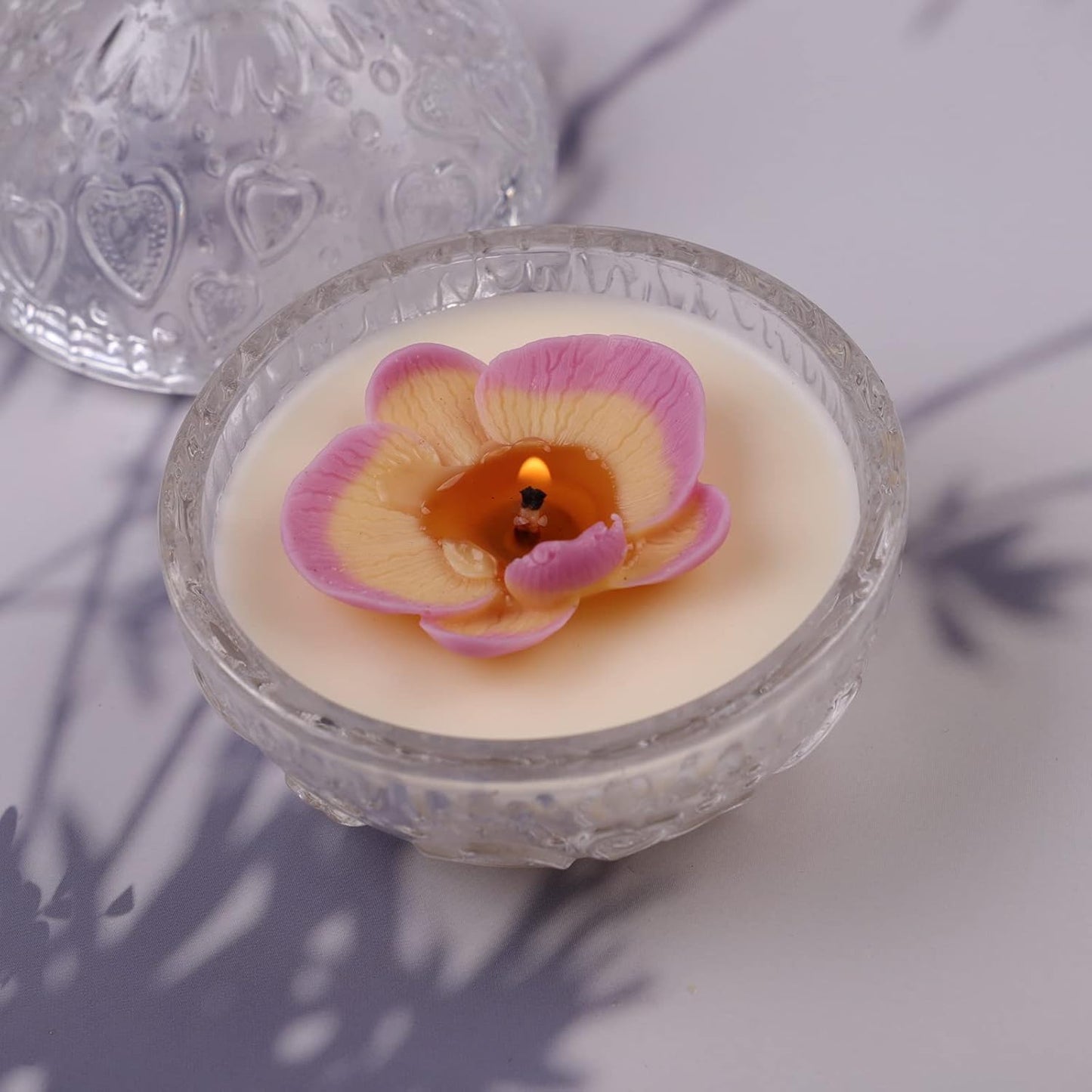 Phalaenopsis Scented Candle Resin Mold - Resin Casting Silicone Molds for Home Decor & Candle Making Wave Spiral Mold
