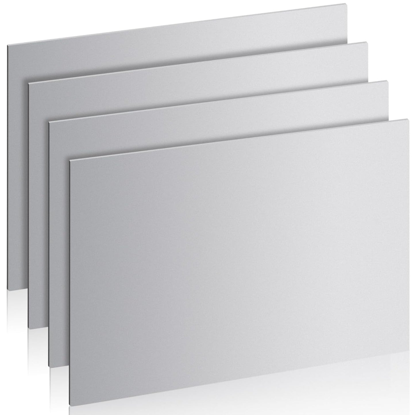 16" x 12" 18 Gauge Steel Sheets Metal Cold Rolled Steel Plate, 4 Pcs Weldable Metal Sheet for DIY Craft Projects, Industrial, Professional