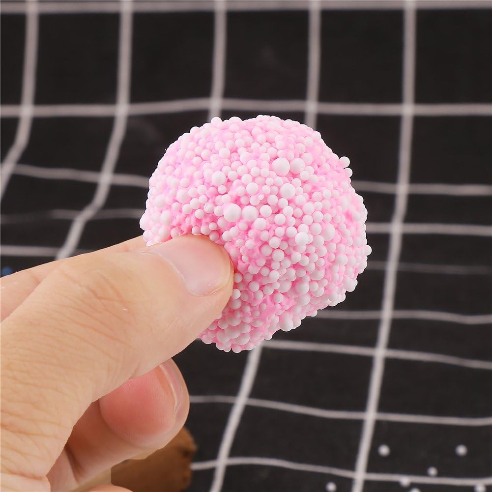 DECORA 80000 Pieces Mini Foam Balls for DIY and Slime Supplies White Foam Beads 2-3mm for Art Homemade Slime, Wedding and Party Decorations