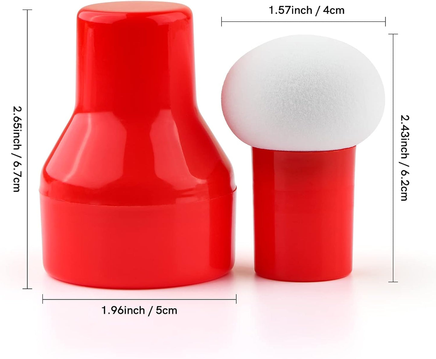 45PCS / Sets Ink Applicator with Storage Cases,Paper Pouncers for Direct Ink Application On Crafts Projects Easily,Inking Sponge for Stamp Ink Distressing, Blending Card Making Crafting Tools