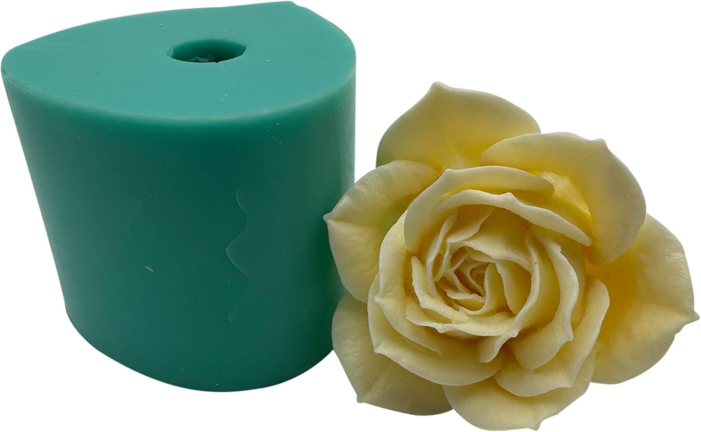 Heart Rose Crystal Epoxy Mold Wedding Gift Molds Decorated Cake Decoration Chocolate Silicone Mold, Aroma Plaster Stone Polyer Clay Ceramic Flower Mould, Handcrafted Candle Wax Silicone Moulds