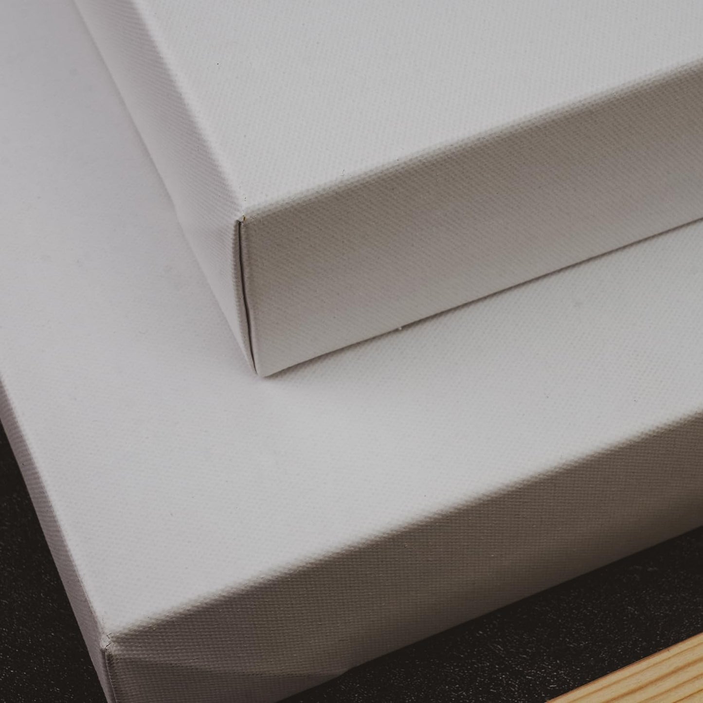 PHOENIX 24x30 Inch Museum Canvas - 2 3/8 Inch Thick Porfile Deep Large Stretched Canvas for Painting 1 Pack 100% Cotton 11 Oz. Gesso Primed White Blank Professional Canvas Oil & Acrylic Paints