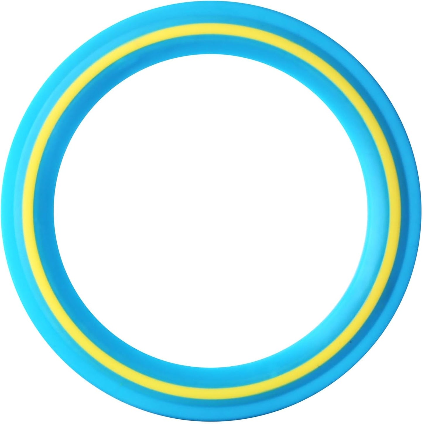 JEEFUD Flying Disc for Kids Adults 11 inch Flying Ring, 3 Pack Beach Backyard Sports Play Soft Discs, Sport Outdoor Toy Gift for 4+ Year Old Boys Girls Family (3PCS (Blue，Pink&Turquoise))