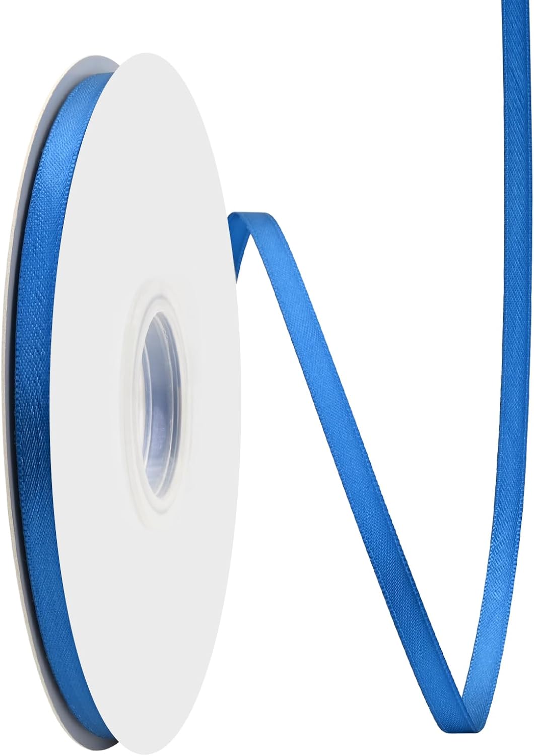 Royal Blue Satin Ribbon 1/4" X 50 Yards Solid Color Double Faced Ribbons Perfect for Crafts Wedding Decor Bow Making Arts Sewing and More