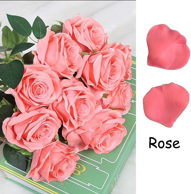 Gumpaste Flower Silicone Veiner Mold 8 Set, Fondant Flower Mold Leaf Tulip Orchid Molds Sugar Gum Paste Molds Cake Decoration Tool for Rose Lily Orchid Tulips Hibisus Rose Leaf (A)