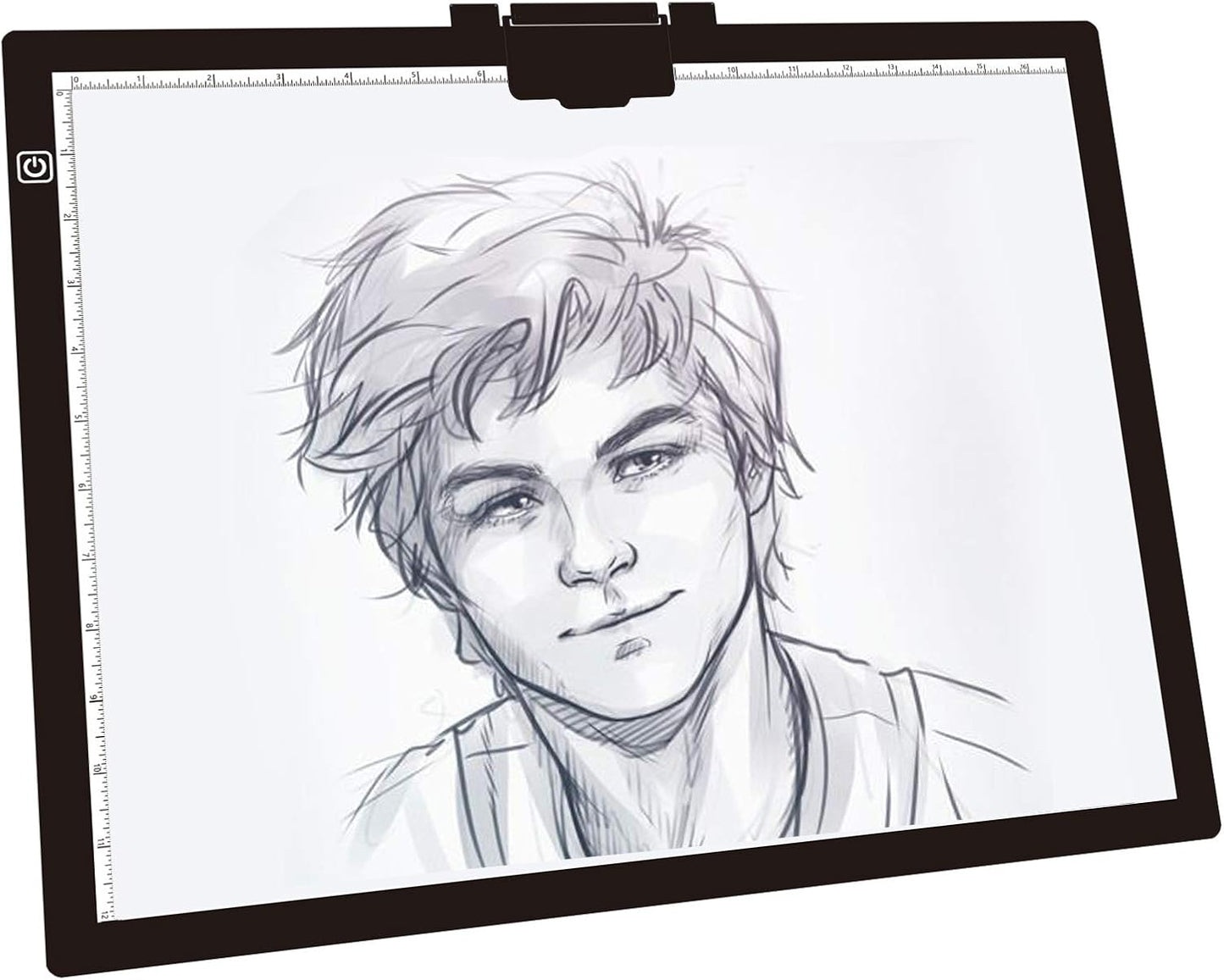 Diamond Painting Light Pad A3, LED Light Box Tracer w/Magnetic Clip & Pen Holder, 3 Level Brightness USB Power Dimmable Brightness Artcraft Tracing Light Pad for Drawing Sketching Diamond Painting