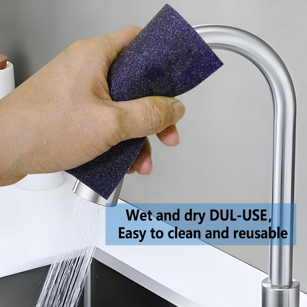 16 Pack 120 Grits Sanding Sponge Medium Sanding Block, Washable and Reusable Wet Dry Sandpaper Block Sandpaper Sponge for Wood Metal FurniturePaint and Drywall