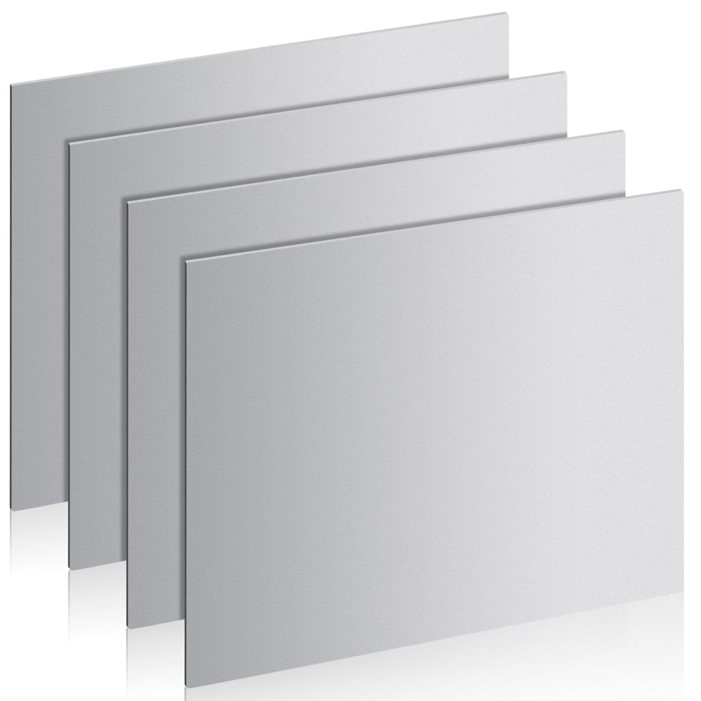 4 Pcs 16 Gauge Steel Sheets Metal Cold Rolled Steel Plate, 12" x 8" Weldable Metal Sheet for DIY Craft Projects, Industrial, Professional