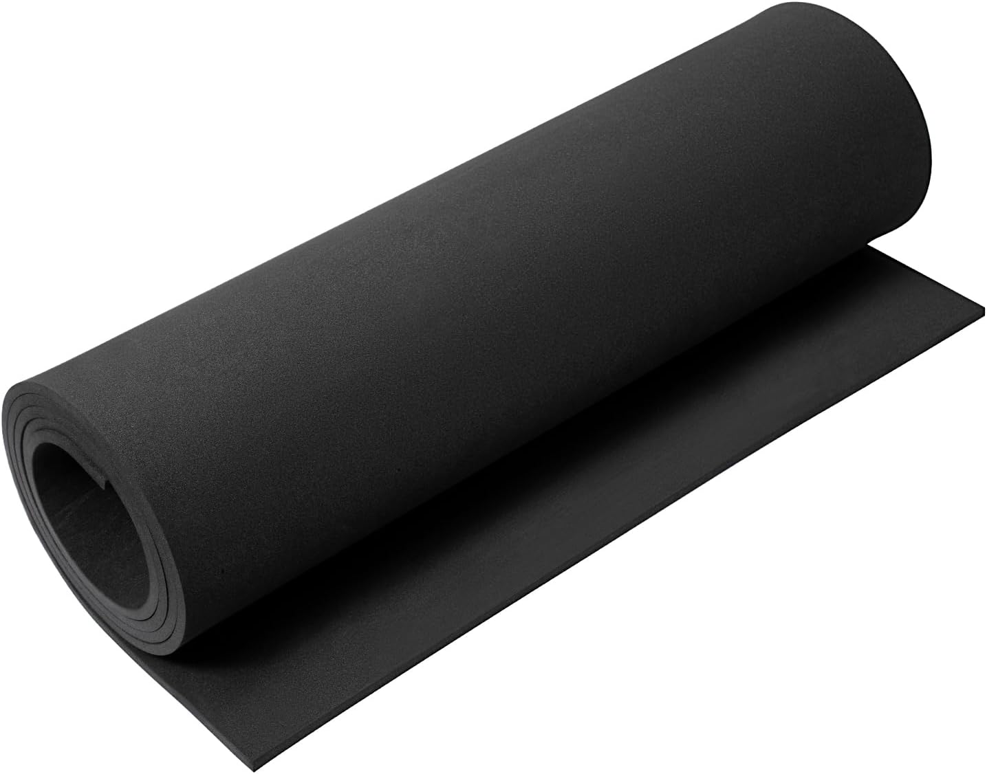 EVA Foam 5mm, Cosplay Foam Roll 16 x 59in (6.5sqft) Black, Suitable for Large Foam Cosplay Modeling, DIY Projects, Crafts,Ultra High Density 90 kg/m3.