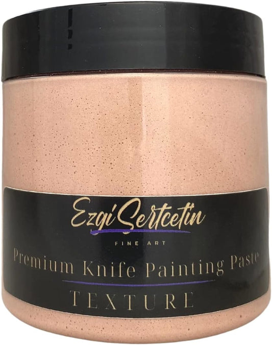 Premium Palette Knife Painting Paste|Texture Paste|Authentic Bright Colors|Ready to Use|Easy to Apply| 6oz (Peach 'N Cream)