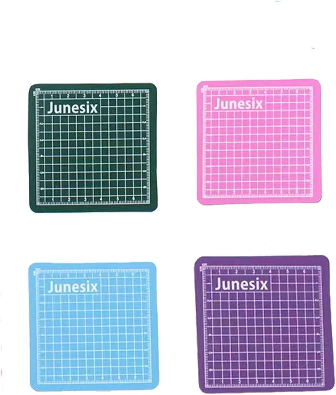 4PCS Mini Cutting Pad Self Healing Craft Mat Small Sewing Cutting Mat Non-Slip Mini Cut Board for Scrapbooking Quilting Sewing Accessories Green