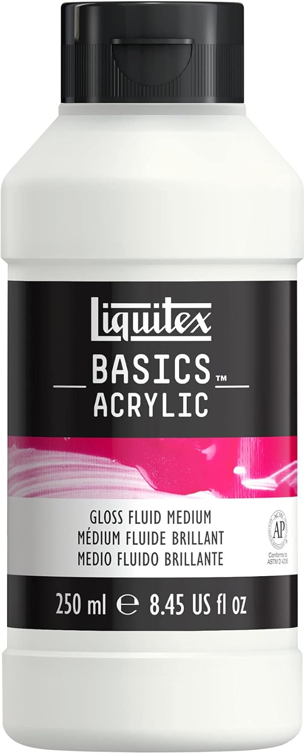 Liquitex BASICS Gloss Fluid Medium, 250ml, 8.4-oz