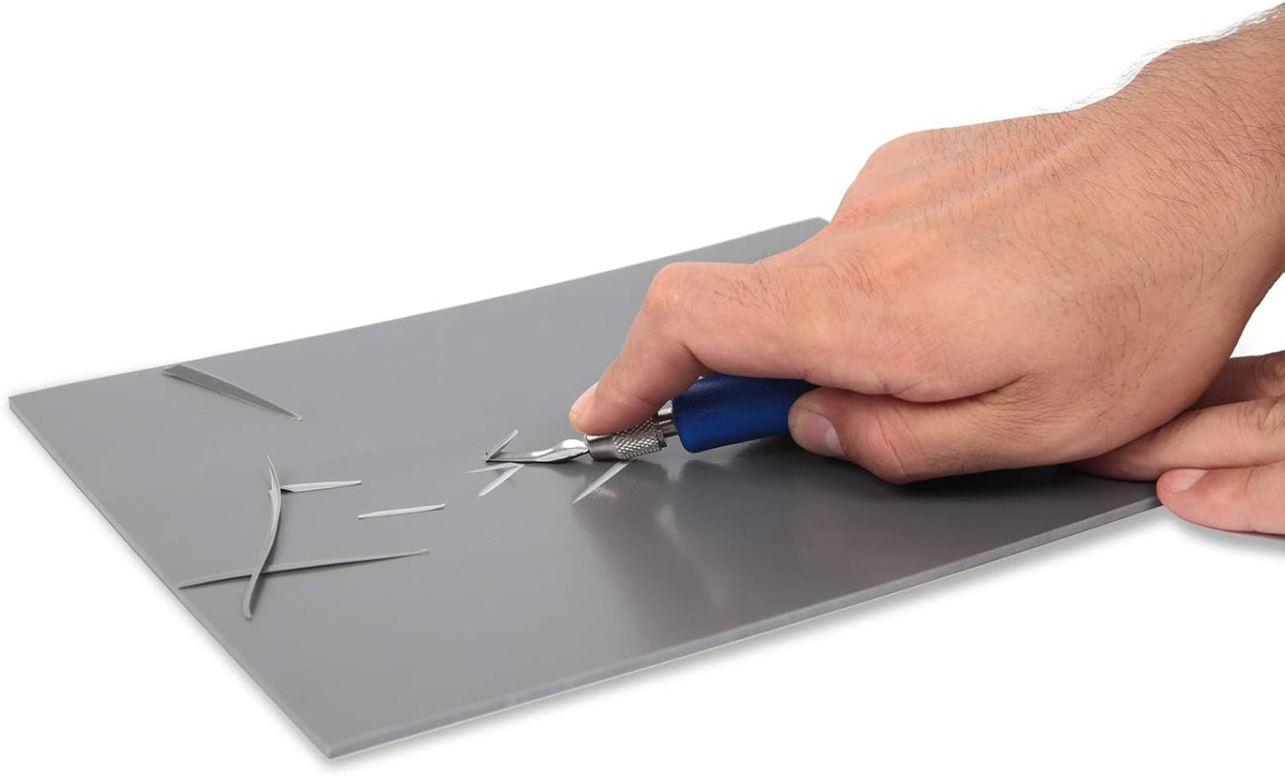 Falling in Art Soft Linoleum Carving Block, Linocut Block for Printmaking, 8 Inches by 10 Inches, Gray, 2-Pack