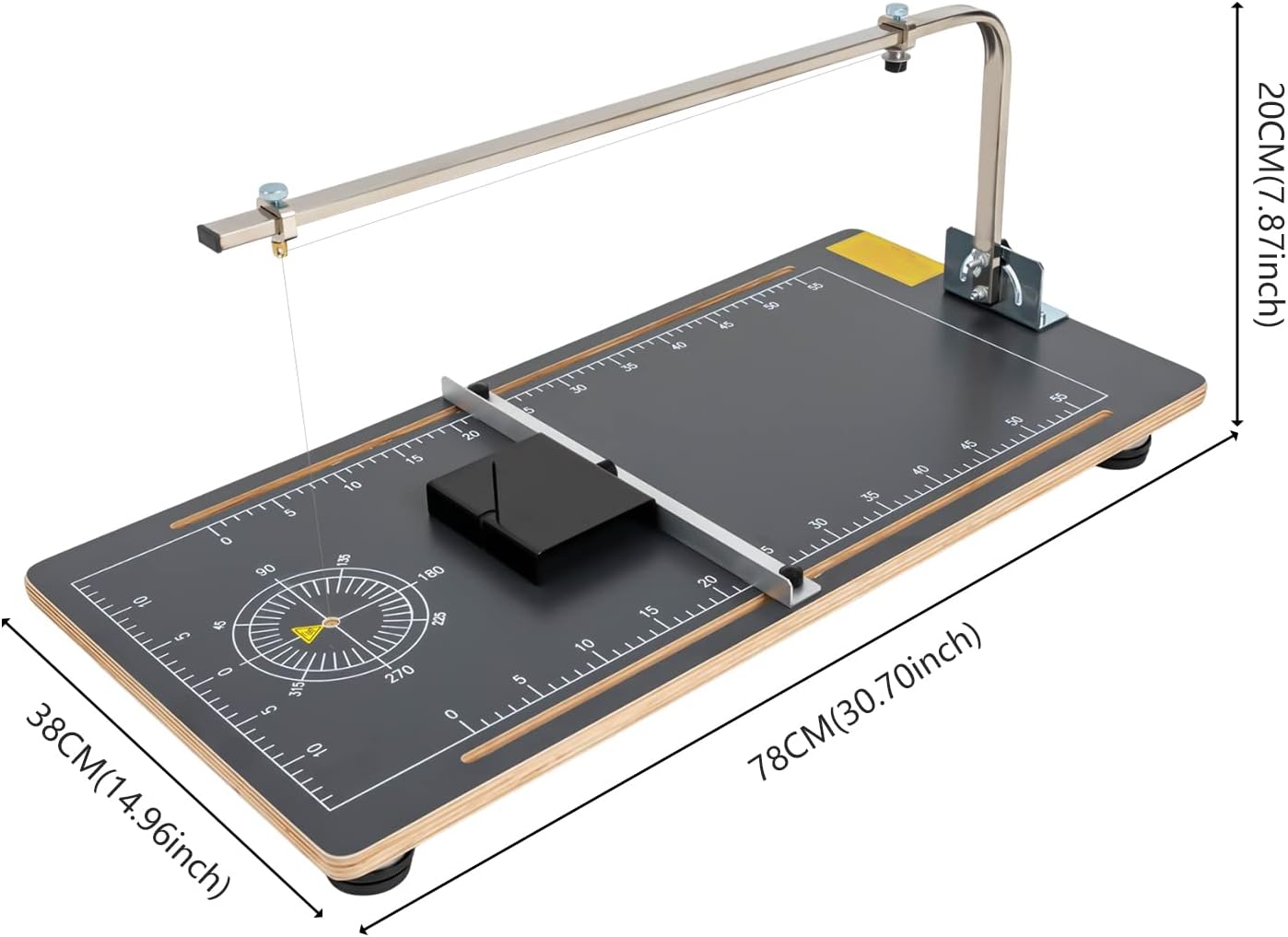 Foam Cutting Machine 110V 30W Hot Wire Board Foam Cutting Machine,Styrofoam Cutter Cutting Foams Table Tool Temperature Adjusted for Sponge Pearl Cotton Kt Board Cutting,Black