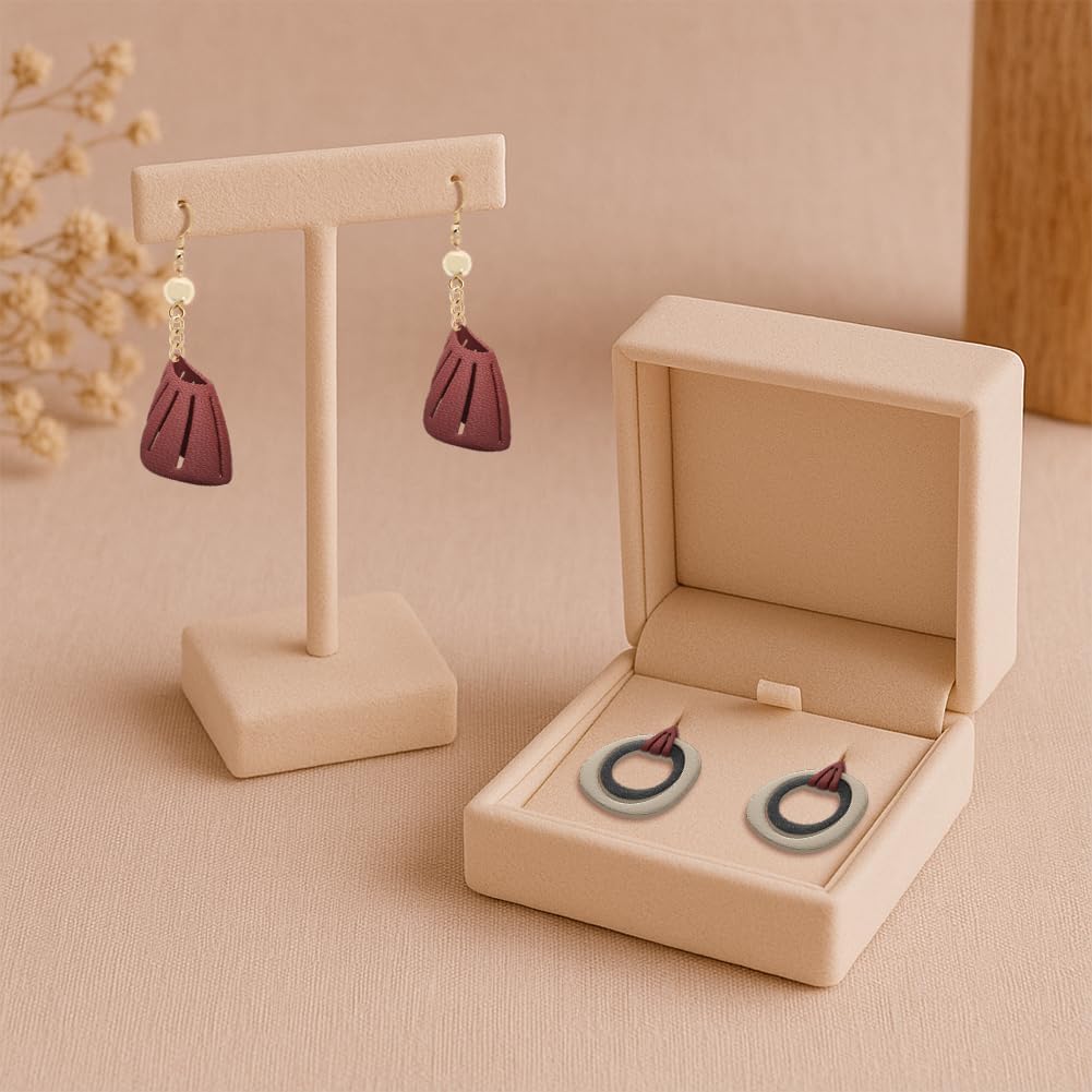 Polymer Clay Cutters - 12 Shapes Leather Twisting Jewelry Earrings Cutter, Polymer Clay Cutters for Jewelry, Earring Making Kit with Storage Box
