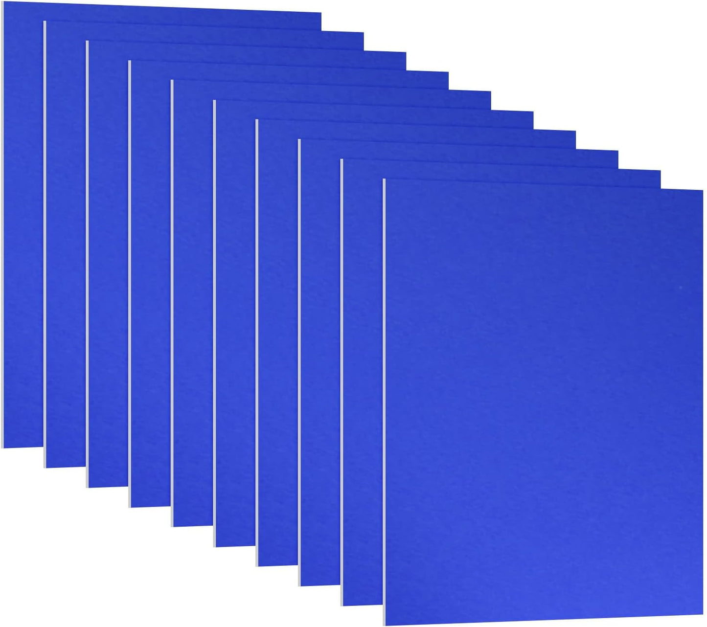 PATIKIL 7x5x1/32inch Anodized Aluminum Sheet, 10Pcs Metal Rectangle Aluminum Plate 0.8mm Thick Engraving Blanks for Laser Engraving DIY Decorative Crafting Home Decoration, Blue