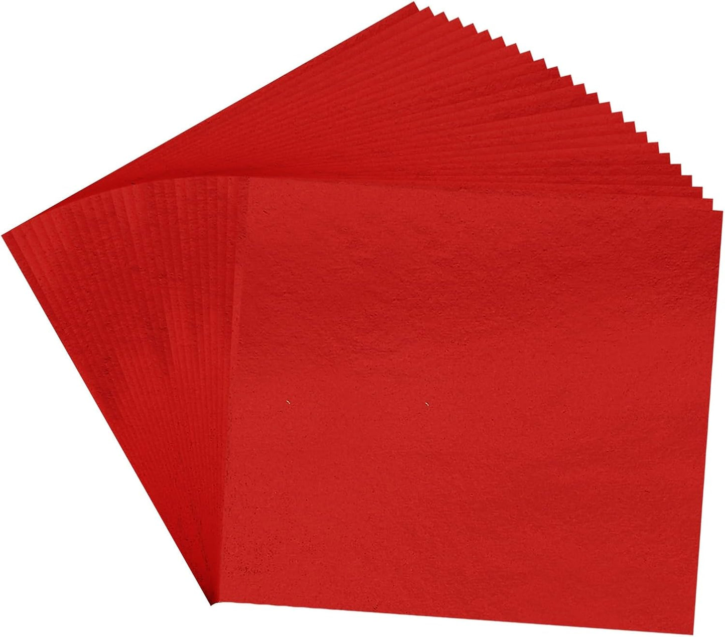 PATIKIL Gold Leaf Sheets for Art 3.7" x 3.4", 100 Pcs Gold Foil Sheet Metallic Leaf Papers for DIY Crafts Resin Furniture Nails Paintings Home Decoration, Red