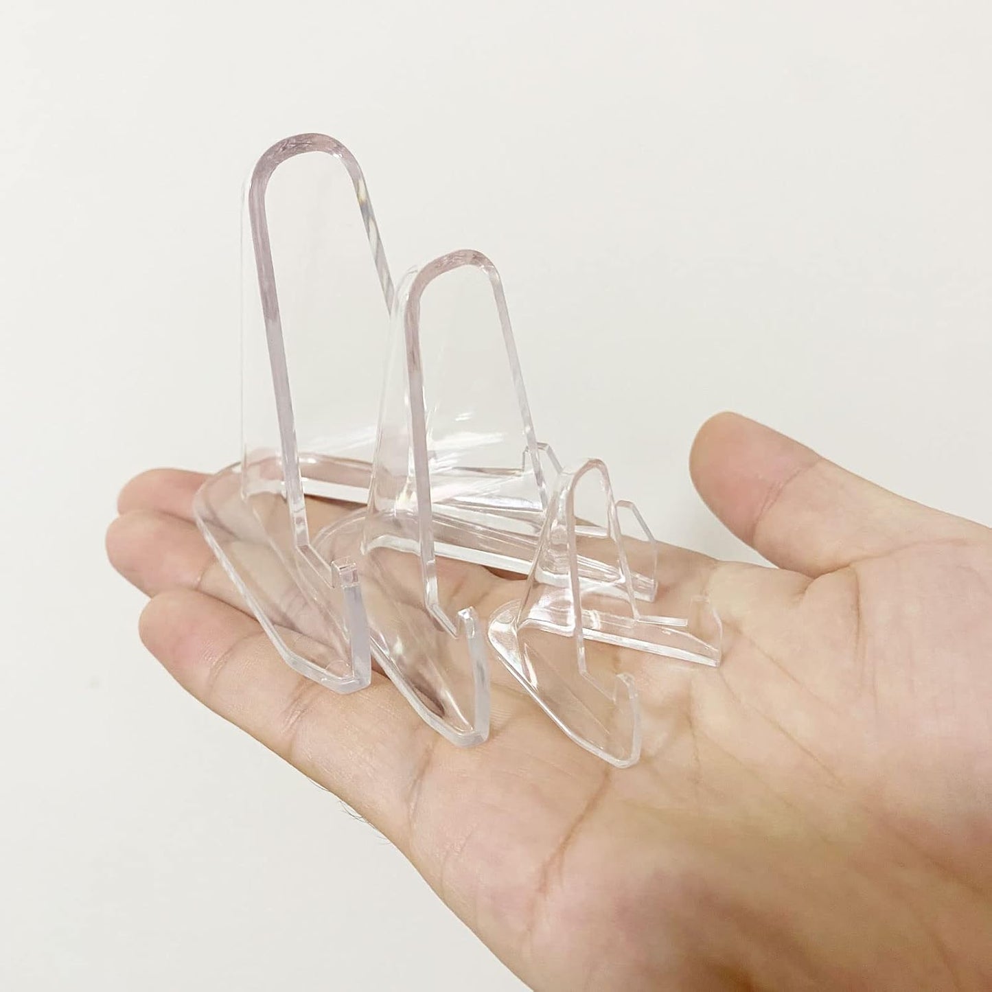 36 Packs(3 SIzes) Acrylic Easel Stands Display Stands/Plate Stands Coin Display Easel Holder for Air-Tite Coins Pocket Watches Capsules Challenge Medals Casino Chips , Photo Display,Baseball Sports