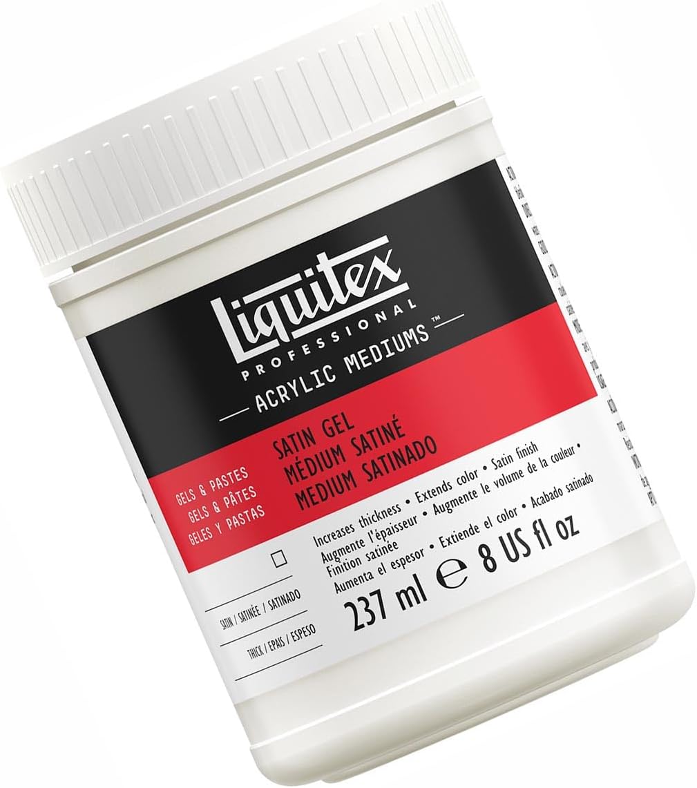 Liquitex Professional Satin Gel Medium, 237ml (8-oz)