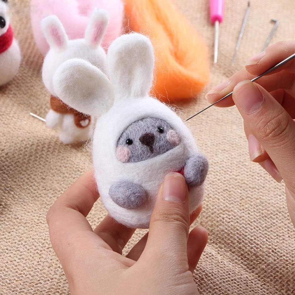 Wool Roving Bulk - 8.82oz Super Wool Chunky Yarn, Wool Roving Top for Needle Felting, Soft Felting Wool Supplies for Hand Spinning, Felting, Blending, Weaving and DIY Craft