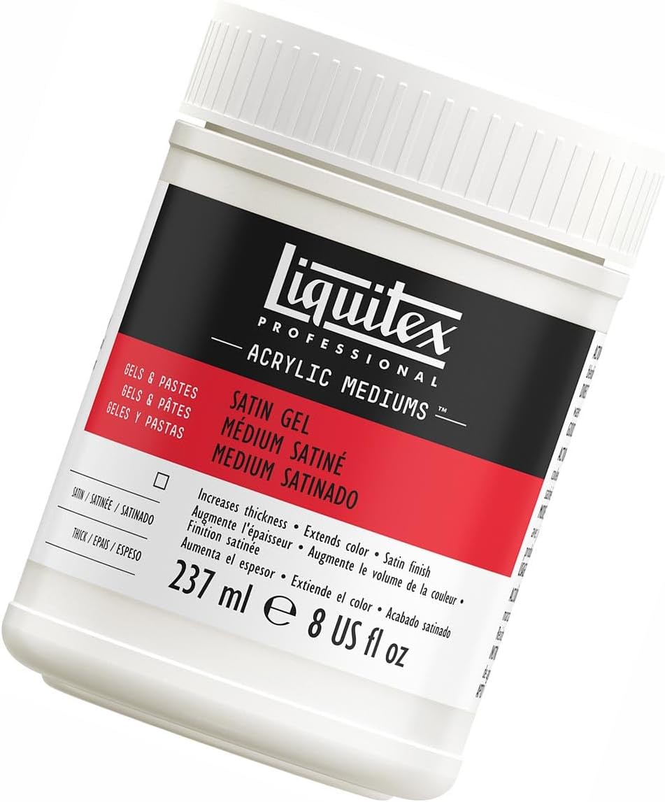 Liquitex Professional Satin Gel Medium, 237ml (8-oz)