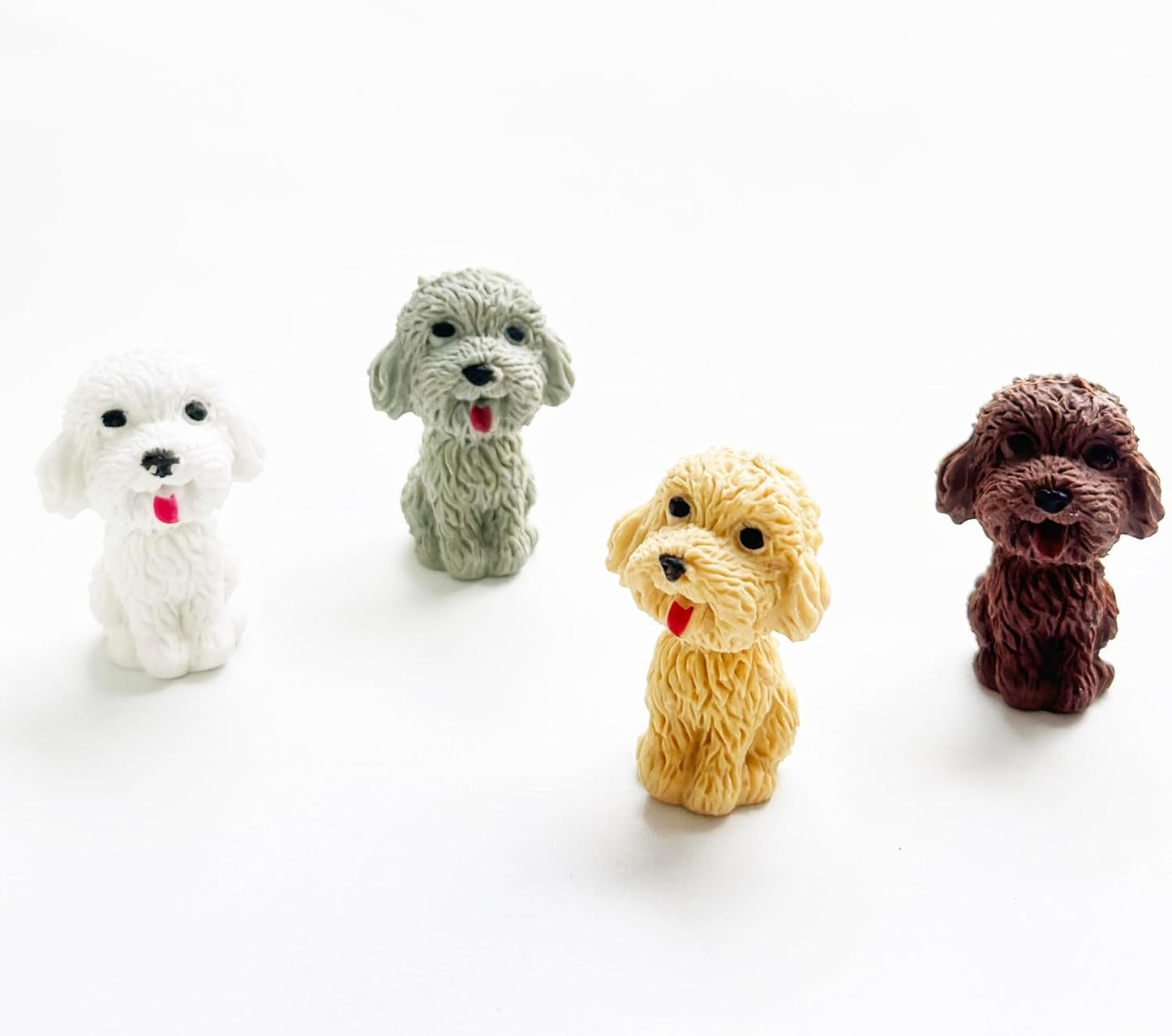 36 Pcs Pencil Eraser Set, 3D Cute Erasers for Kids, Children's Gifts, Party Favor, Classroom School Rewards (Dog)