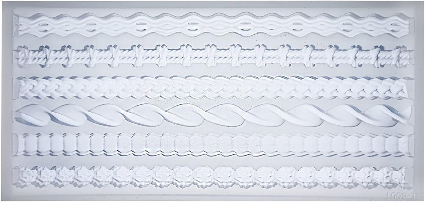 Trimming Ornaments Mold for Polyclay Air Dry Clay Plaster