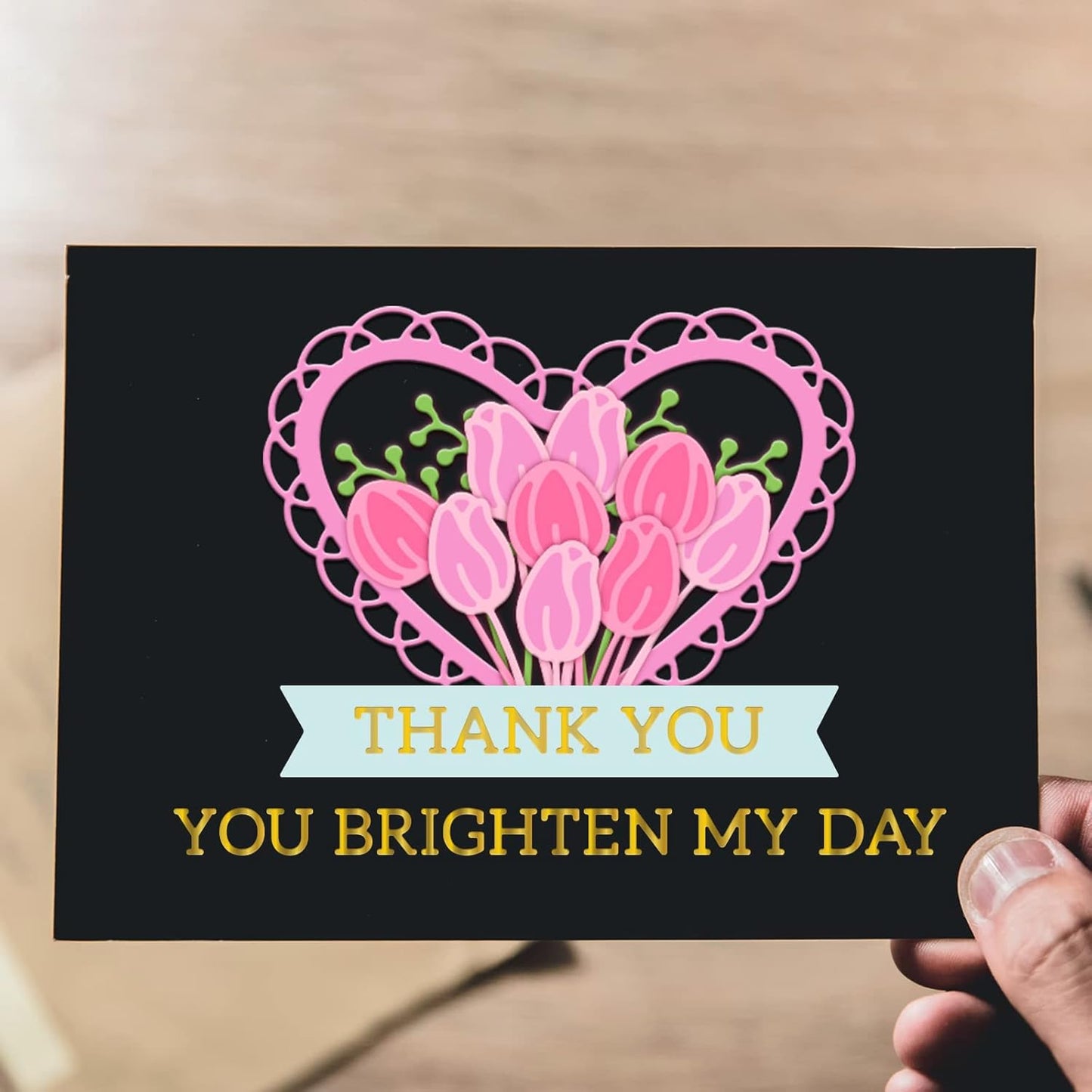 ORIGACH Elegant Everyday Sentiments Words Hot Foil Plate and Die Cuts Sets for DIY Scrapbooking Paper Cards Decor Embossing Foil Handmade Craft