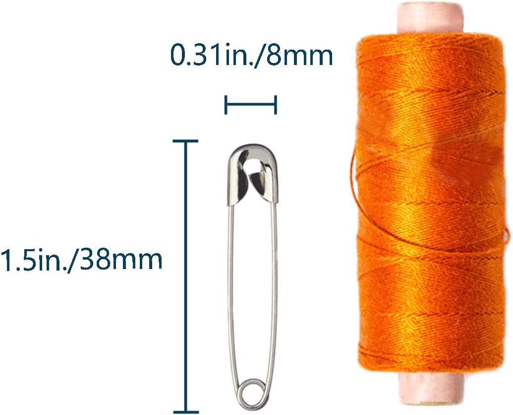 vrupin 1.5Inch/38mm Safety Pins Bulk (38mm-500pcs)