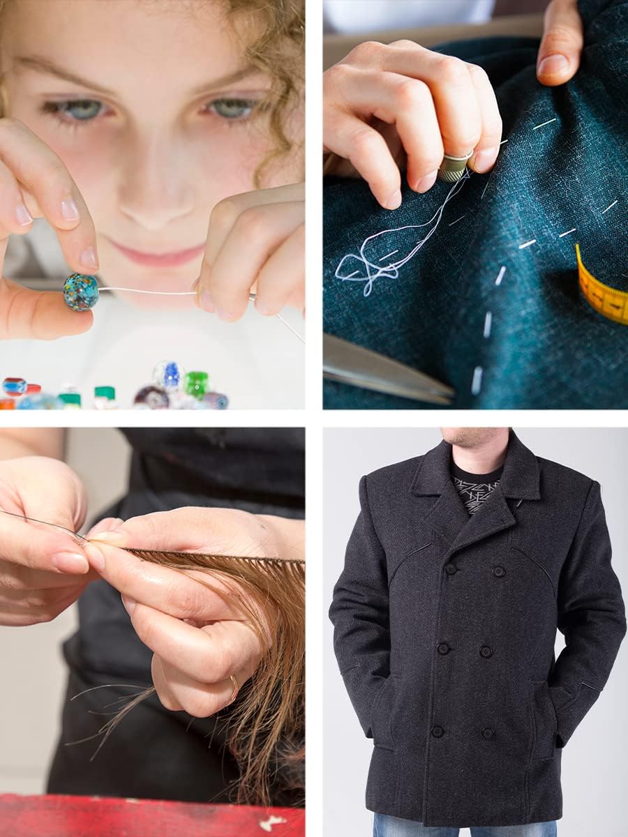 Mandala Crafts Bonded Nylon Thread Maroon Heavy Duty Sewing Threads - 1500 YDs Size 69 210D T70 Tex 70 Thread for Leather Jeans Weaving Outdoor Marine Upholstery Threads