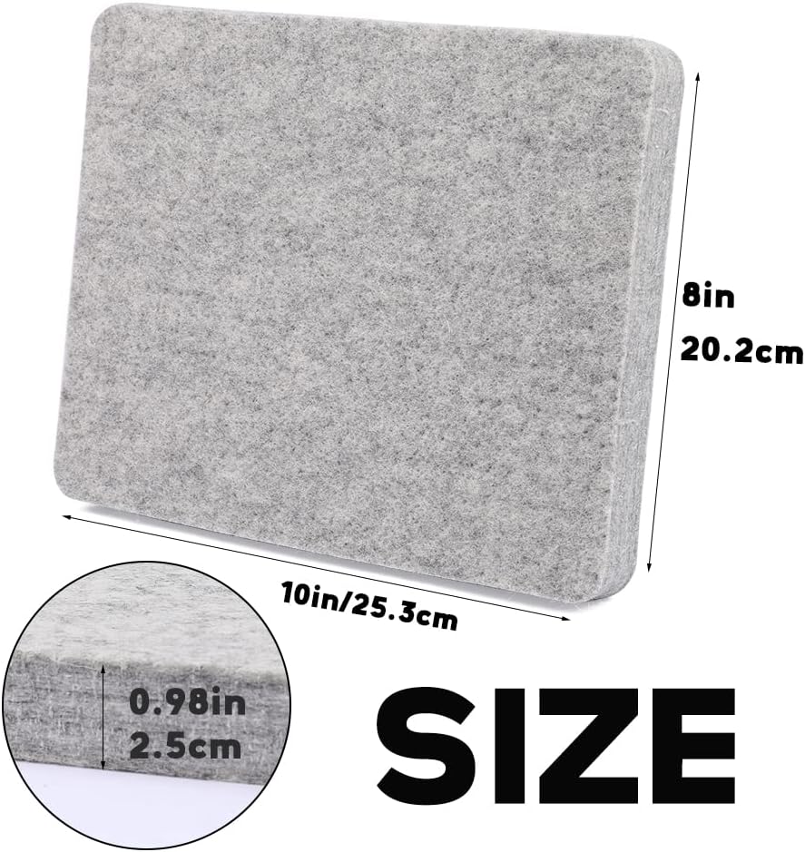 Mayboos Felting Kit with 8"x10" Mat, Needles for Wool & Leather Guards