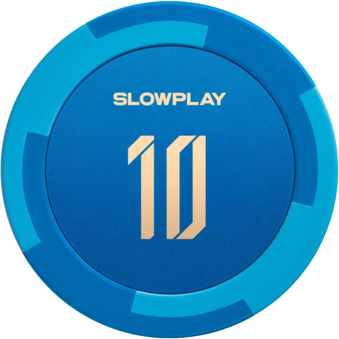 SLOWPLAY Godel Clay Poker Chips, 14 Grams Heavyweight Clay Composite, 40mm Large Chips in Bulk, Pack of 50 with Denomination of 10
