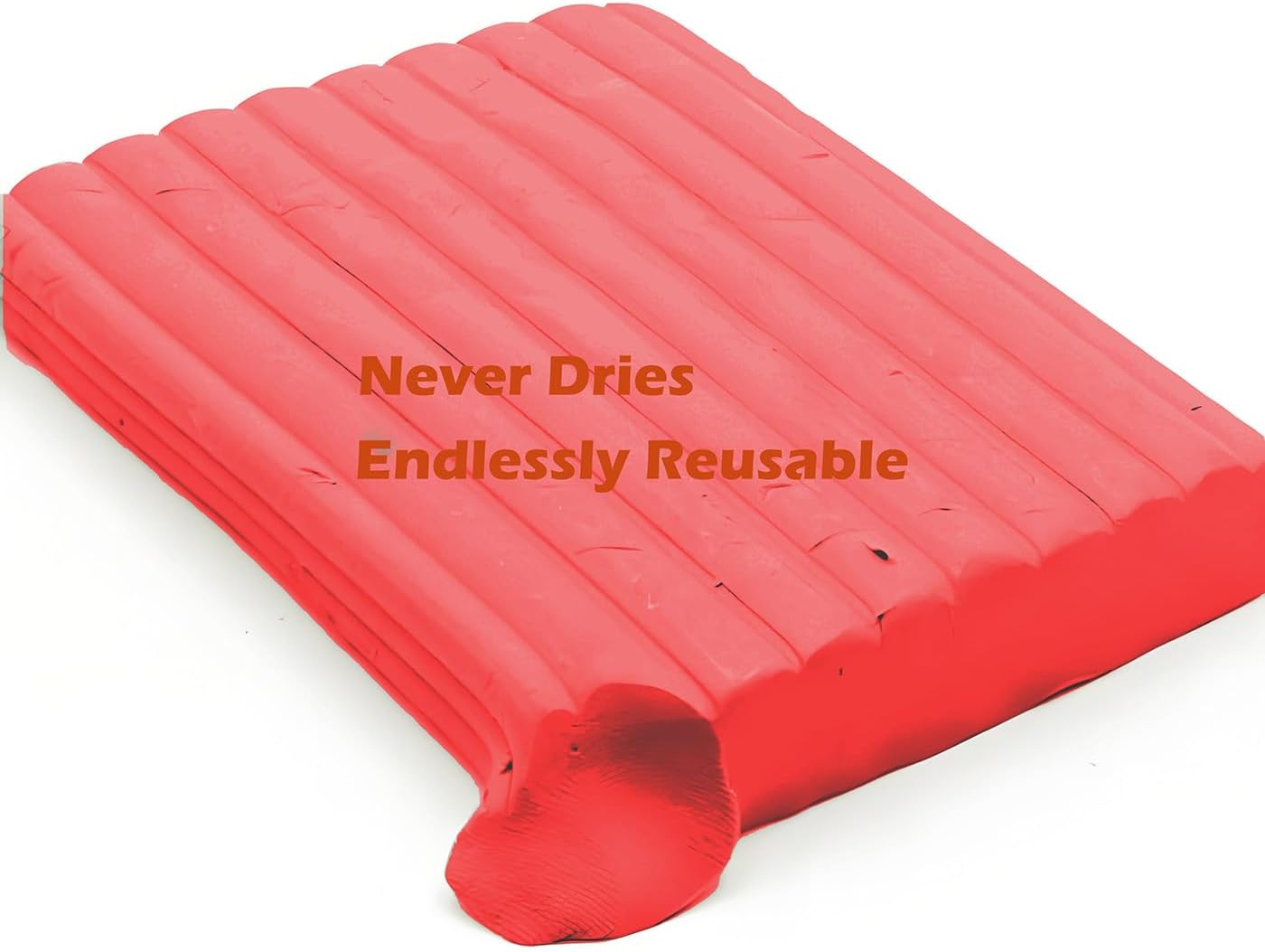 ReArt Non-Drying Oil-Based Plasticine Modeling Clay 2.6 Pounds, Non Hardening Reusable Non Toxic No Bake Professional Oil Base Sculpting Clay (Terracotta)