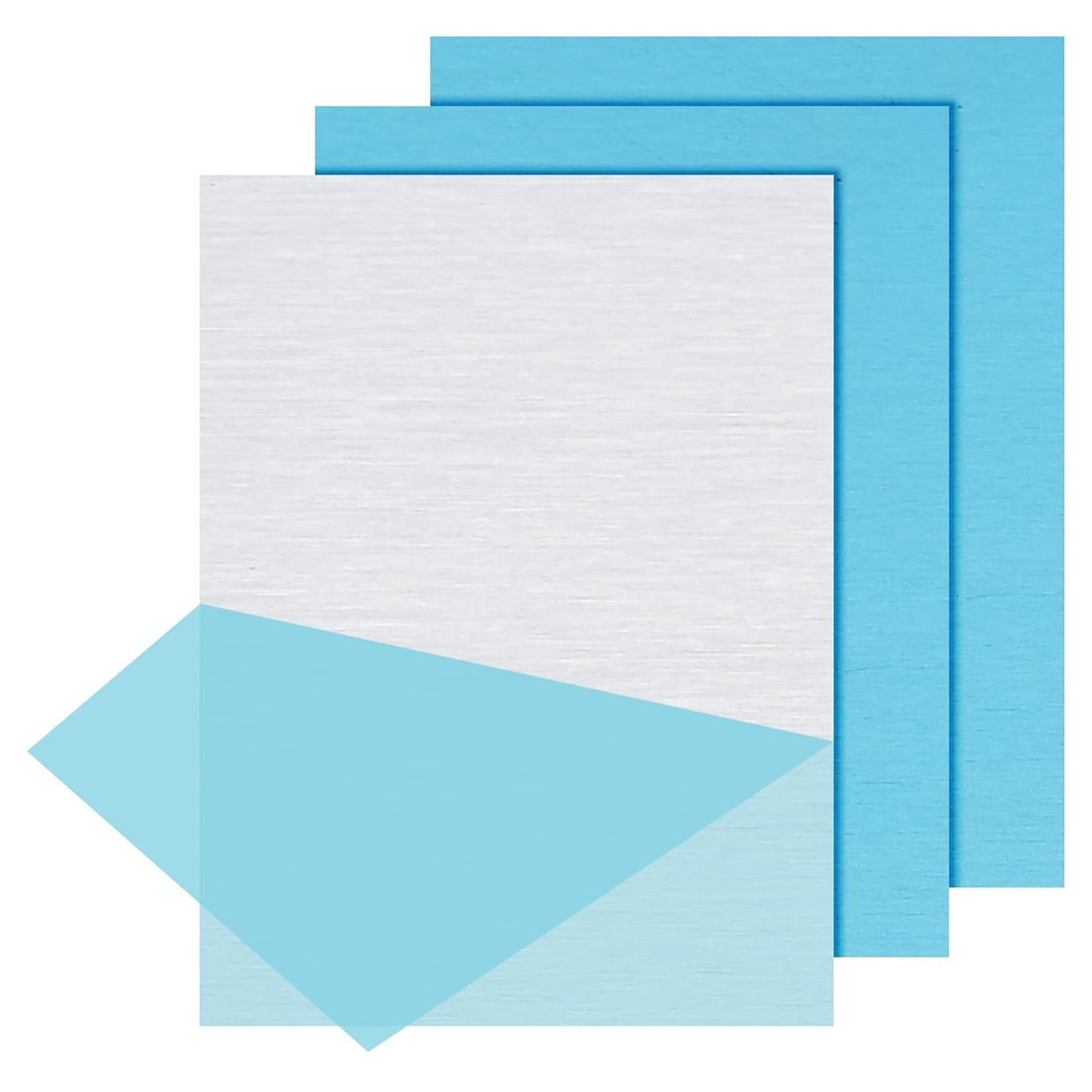 PATIKIL 6061 T651 Aluminum Sheet Metal 4 x 3 x 1/8(0.125") Inch 3Pcs Flat Plain Aluminum Plate Covered Stock with Protective Film, Heat Rectangle 3MM for Lndustry Crafting