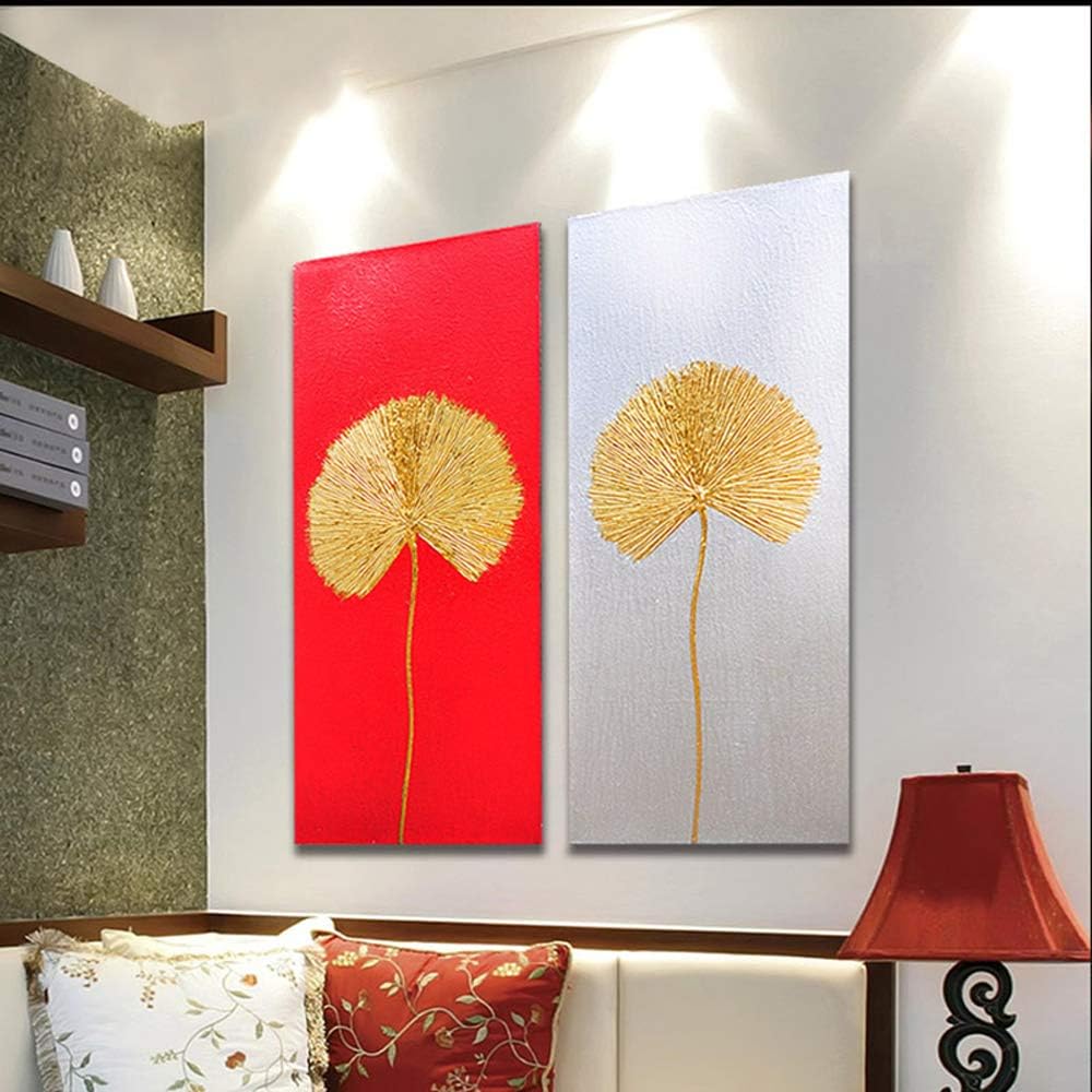KINNO 100 Sheets Imitation Gold Foil Sheets - Leaf Paper for Arts Decoration, Sculpture, Gilding, Nails, Handcrafts, Picture Frames, Paintings, Furniture, Wall (red)