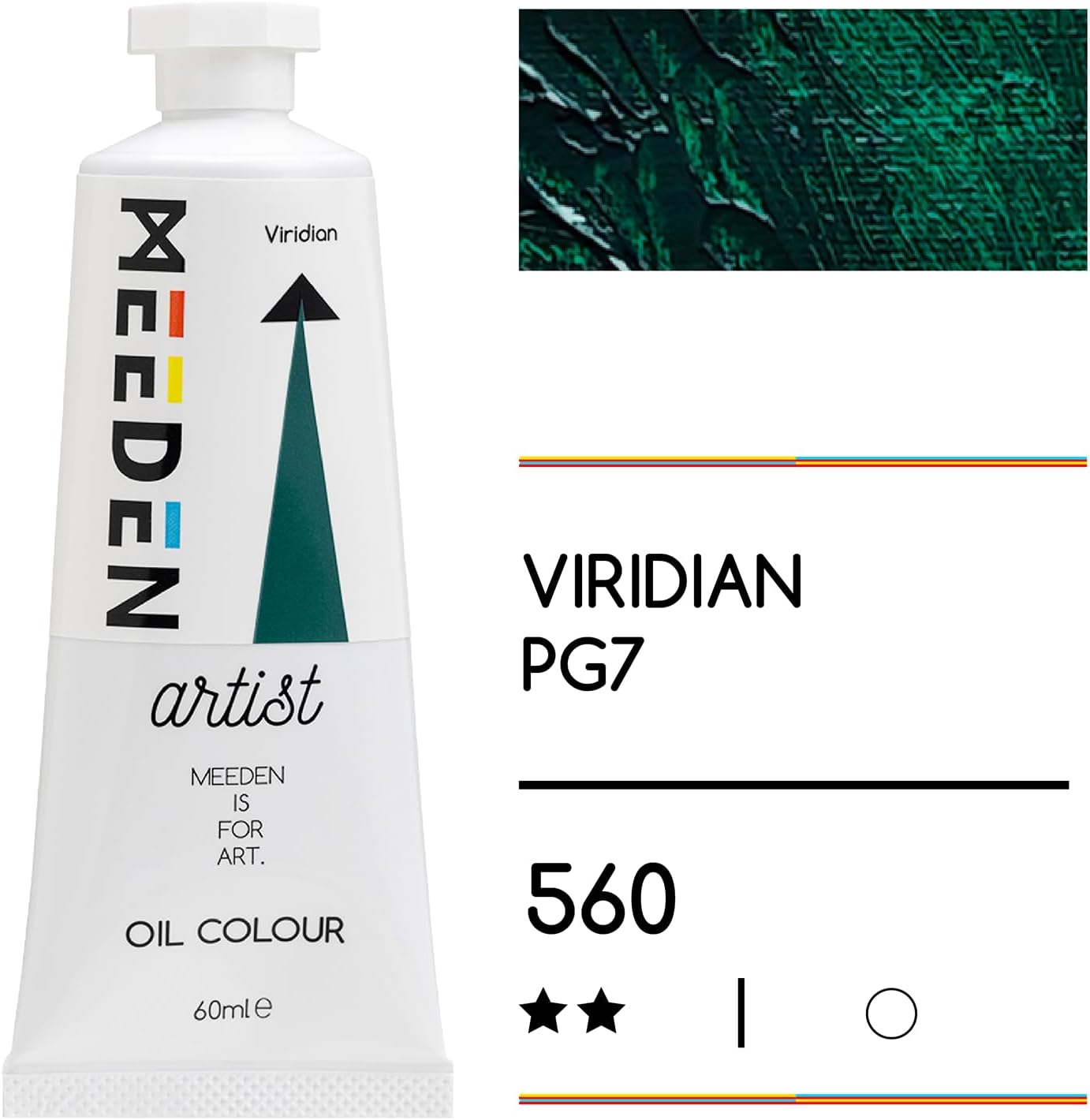 MEEDEN Artist Grade Oil Paint: Viridian - 60ml/2oz Tube - Professional Art Paints for Canvas Painting