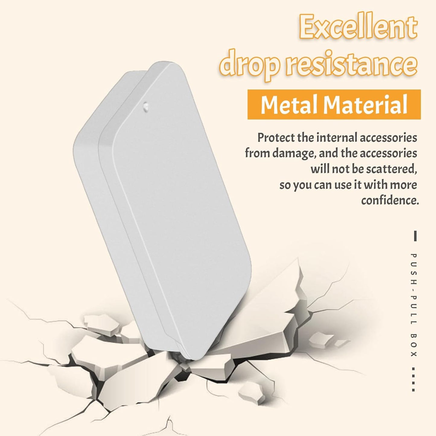 Jmuiiu Heart-Shaped Metal Stitch Markers, 50Pcs Metal Colorful Crochet Stitch Markers for Knitting Crocheting Clothing Tag DIY Craft Project with Storage Box